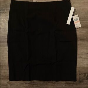 Aqua Classic Black Pencil Skirt nwt